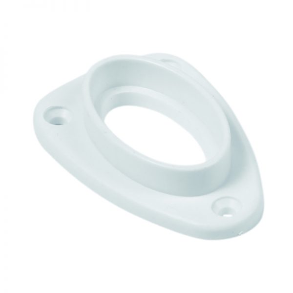 ROD END SUPPORT 19MM WHITE PER 100