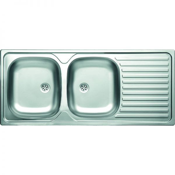 SINK CONTRACT DEB INCL FITTINGS (38MM) LIVINOX 1160X500