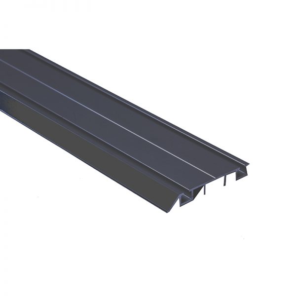 SLIDING DOOR BOTTOM TRACK - 3M MATT BLACK
