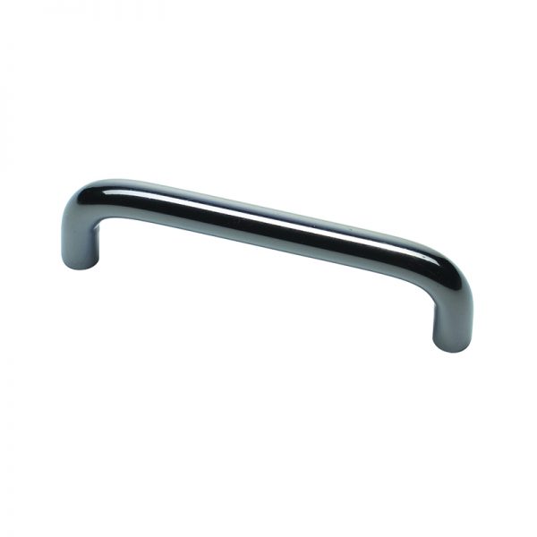 HANDLE D BLACK NICKEL 96MM