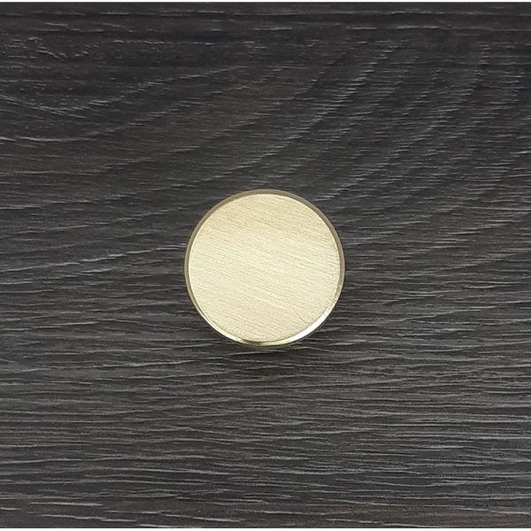 KNOB FLAT BUTTON 30MM