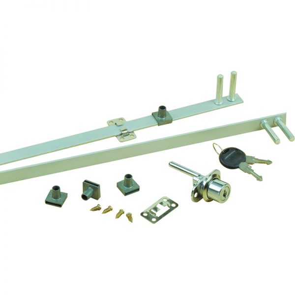 LOCK CENTRAL 19MM FRONT MOUNT 1200MM NICKEL PLATED