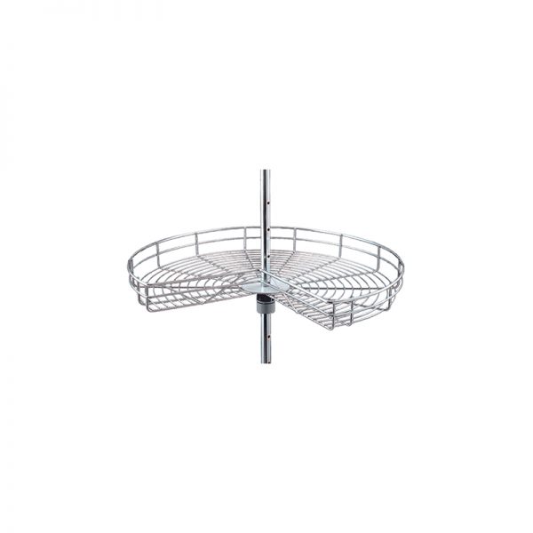 CAROUSEL 3/4 CHROME 720MM INCL FITTINGS - 800/900 CORNER UNIT